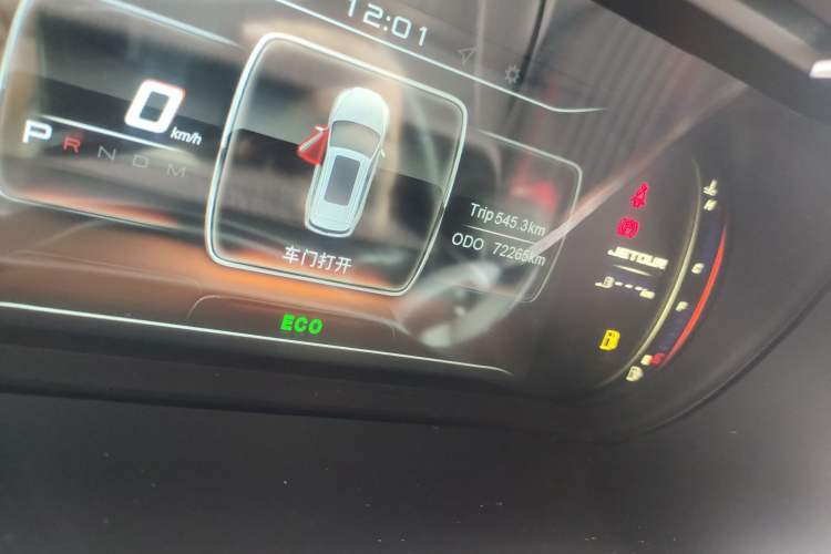 Used JETOUR X70 2019 1.5T DCT Joyride Edition Odometer Close Up