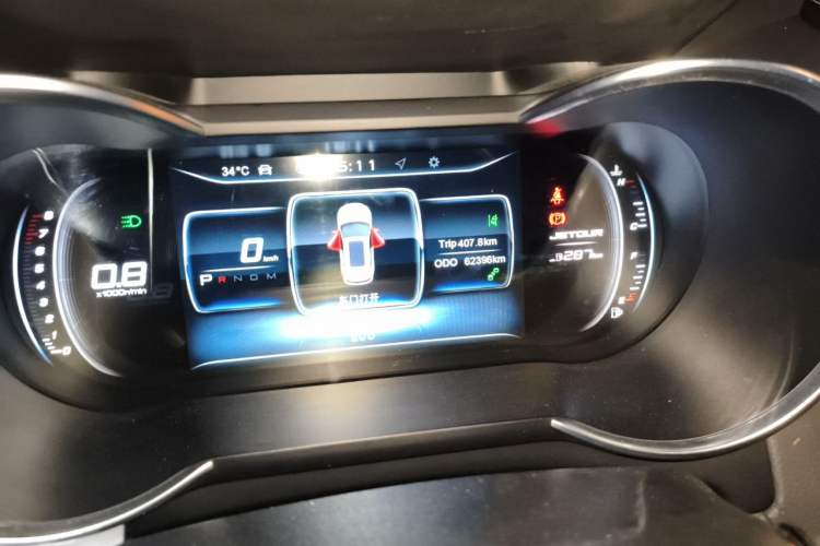 Used JETOUR X70 2019 1.5T DCT Joyride Edition Odometer Close Up