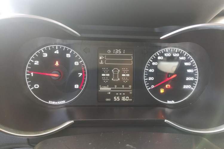 Used JETOUR X70 2020 1.5T Manual Comfort Edition 6 Seats Instrument Cluster