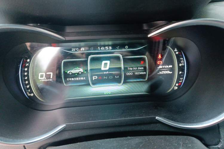 Used JETOUR X70 2020 1.5T DCT Comfort Edition 7-Seater Instrument Cluster