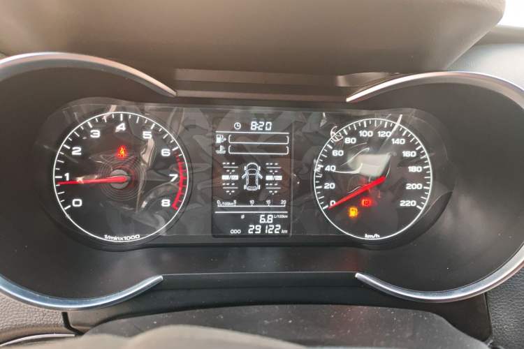 Used JETOUR X70 2020 1.5T Manual Comfort Edition 5 Seats Instrument Cluster