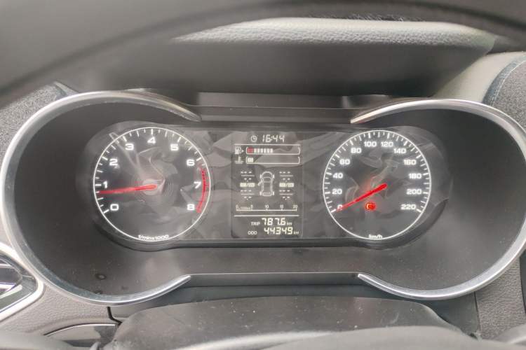 Used JETOUR X70 2020 1.5T Manual Comfort Edition 5 Seats Instrument Cluster
