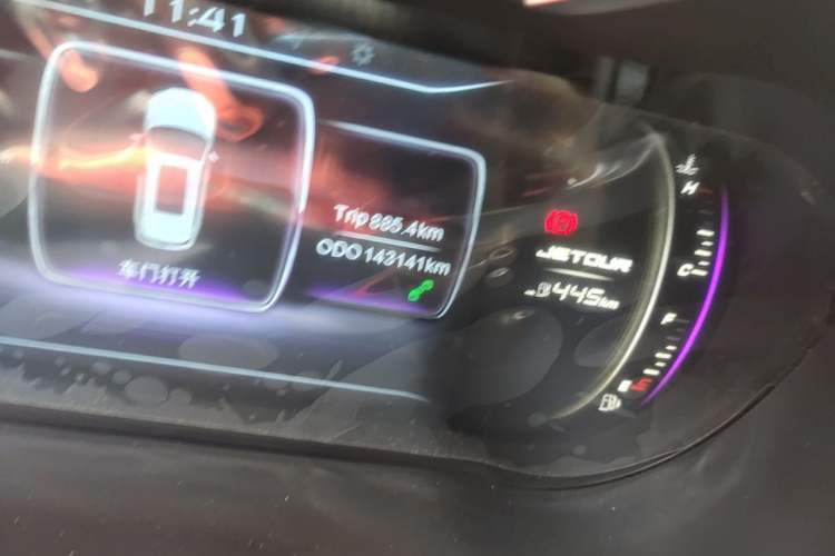 Used JETOUR X70 2020 1.5T Manual EnjoyDrive Edition 5 Seats Odometer Close Up