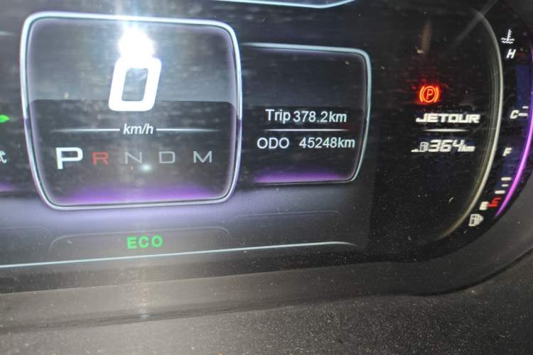 Used JETOUR X70 2020 1.5T DCT Comfort Edition 5-seater Odometer Close Up