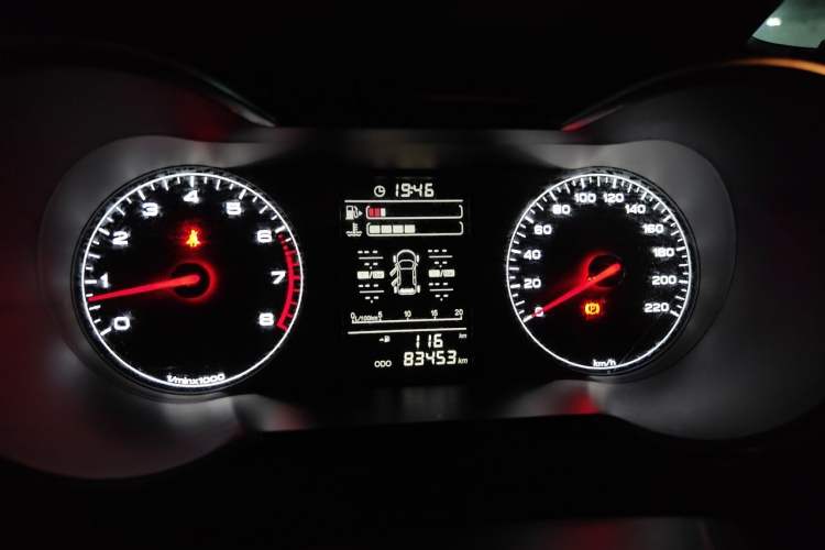 Used JETOUR X70 2020 1.5T Manual Comfort Edition 5 Seats Instrument Cluster