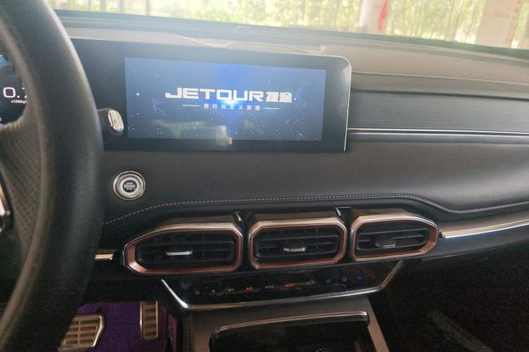 Used JETOUR X70 2020 1.5T DCT YueXing Edition 5 Seats Audio And AC Panel