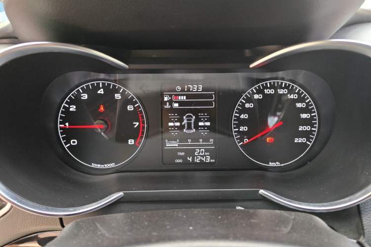 Used JETOUR X70 2020 1.5T Manual Comfort Edition 5 Seats Instrument Cluster