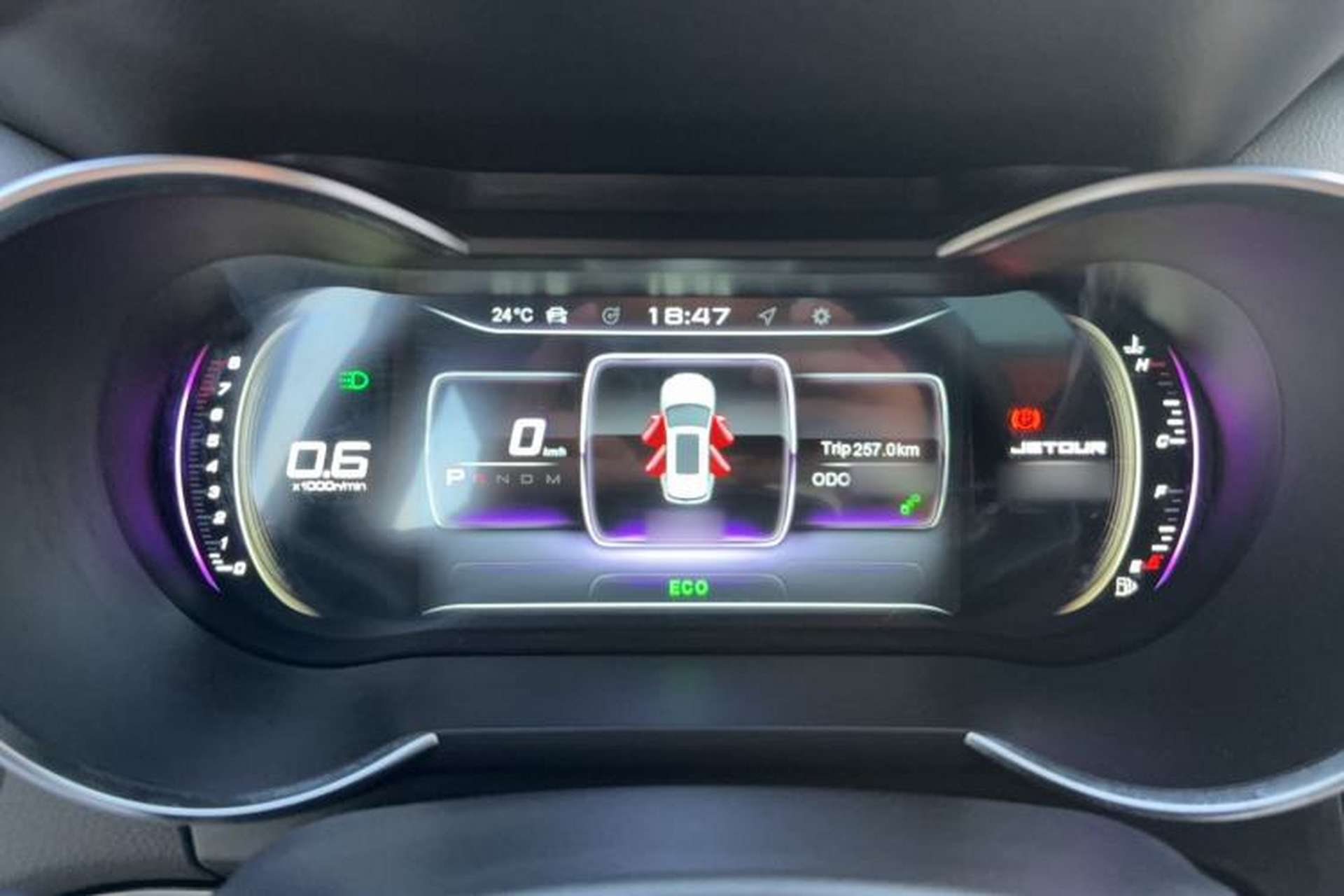 Used JETOUR X70 2020 1.5T DCT Luxury Edition 5 Seats Instrument Cluster