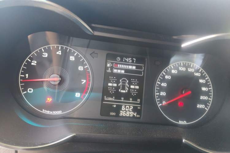 Used JETOUR X70 2020 1.5T Manual Comfort Edition 5 Seats Instrument Cluster