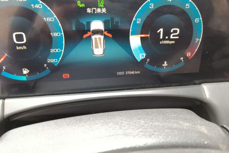 Used JETOUR X70 2020 1.5T Manual Jingxing Edition 5 Seats Odometer Close Up