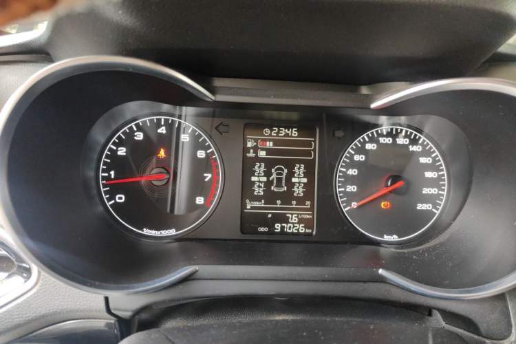 Used JETOUR X70 2020 1.5T Manual Comfort Edition 7-Seater Instrument Cluster