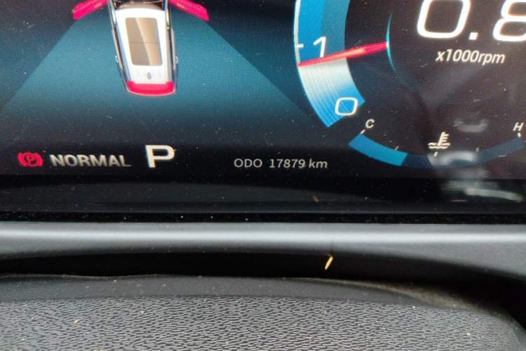 Used JETOUR X70 2021 Zhuge 1.6T DCT Wuhou 5-Seater Odometer Close Up