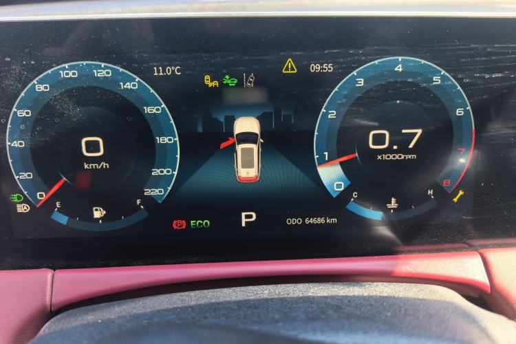 Used JETOUR X70 2021 Zhuge 1.6T DCT Junshi 5-seater Instrument Cluster