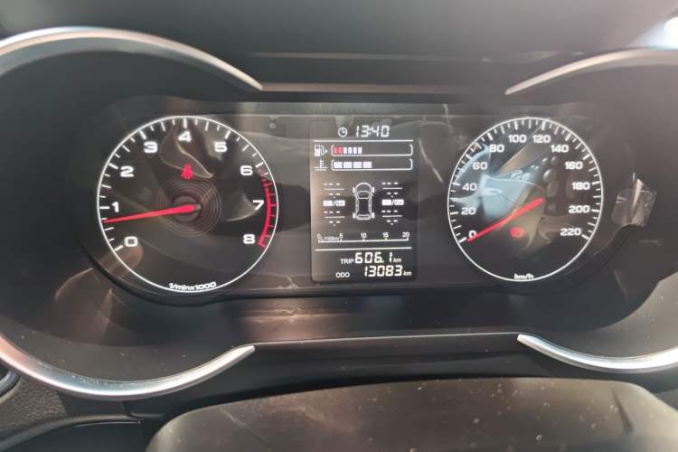 Used JETOUR X70 2022 1.5T Manual Le Xing Edition 5 Seats Instrument Cluster