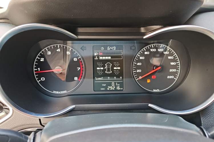Used JETOUR X70 2022 1.5T Manual Le Xing Edition 5 Seats Instrument Cluster