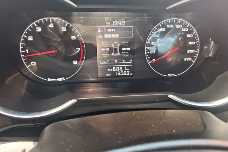 Used JETOUR X70 2022 1.5T Manual Le Xing Edition 5 Seats Odometer Close Up