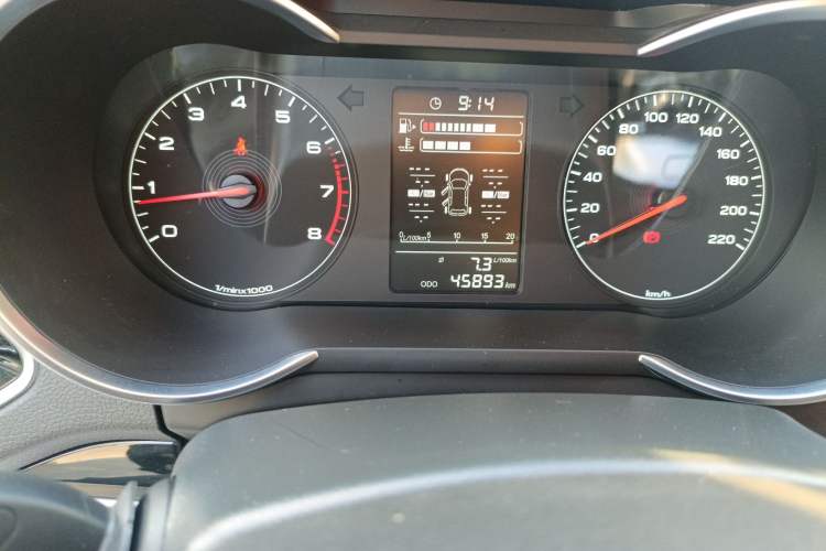 Used JETOUR X70 2022 1.5T Manual Le Xing Edition 7 Seats Odometer Close Up