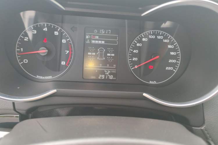 Used JETOUR X70 2022 1.5T Manual Le Xing Edition 5 Seats Odometer Close Up