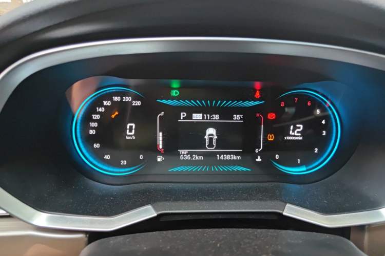 Used JETOUR X70 2023 1.5T DCT Land Cruiser 7-Seater Instrument Cluster