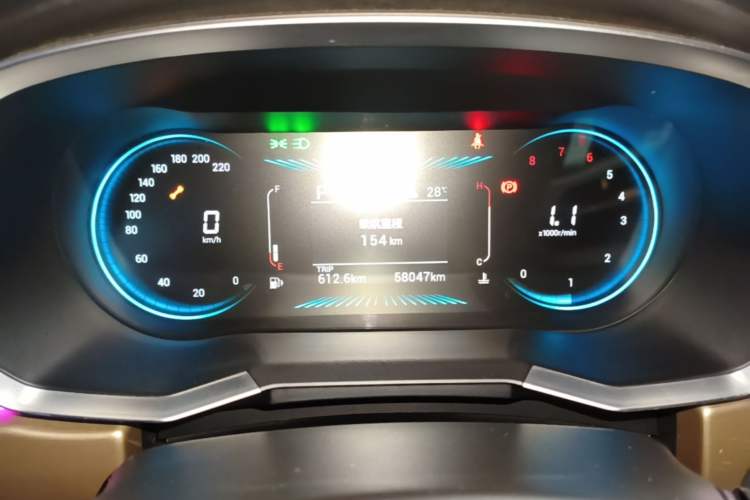 Used JETOUR X70 2023 1.5T DCT Beyond PRO+ Edition 5-Seater Instrument Cluster