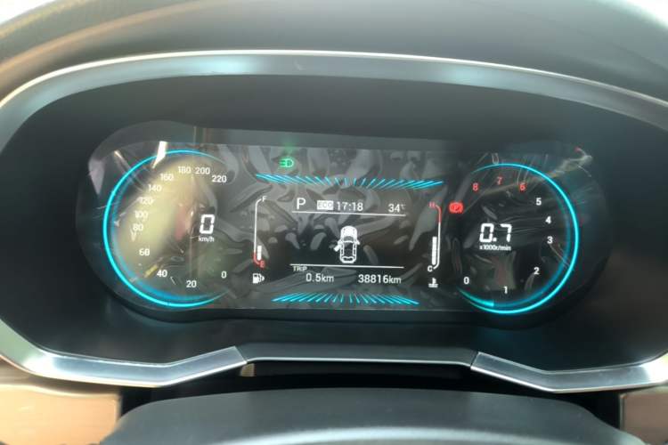 Used JETOUR X70 2023 1.5T DCT Overpass PRO+ Edition 7 Seats Instrument Cluster