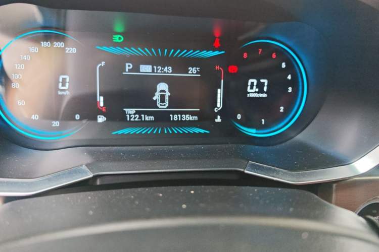 Used JETOUR X70 2023 1.5T DCT Beyond PRO+ Edition 5-Seater Odometer Close Up