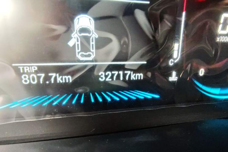 Used JETOUR X70 2023 1.5T DCT Dream Edition 5 Seats Odometer Close Up