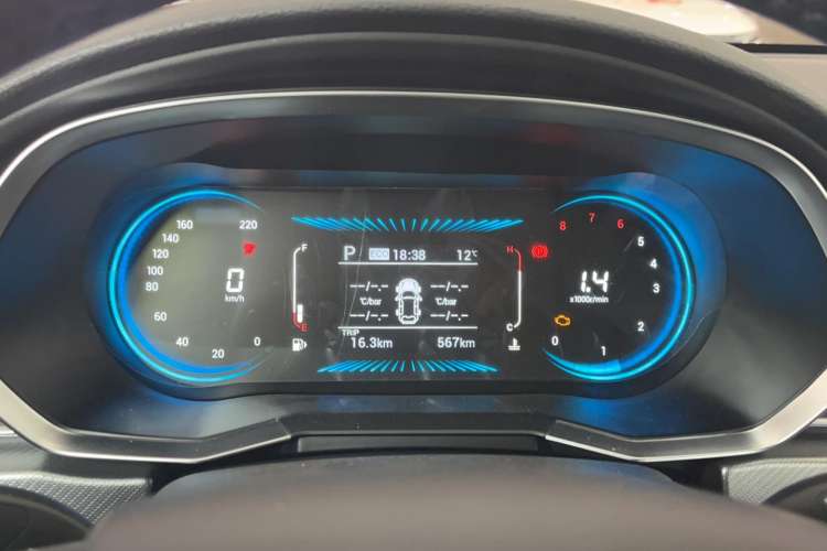 Used JETOUR X70 2023 1.5T DCT Flagship Edition 5 Seats Instrument Cluster