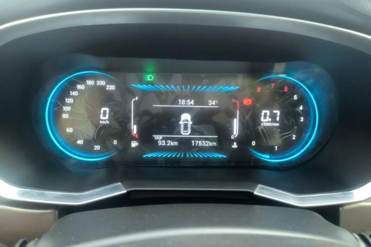 Used JETOUR X70 2023 1.5T Manual Overdrive Version 5 Seats Instrument Cluster