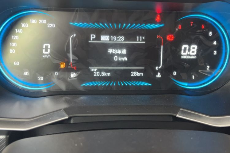 Used JETOUR X70 2023 1.5T DCT Flagship Edition 5 Seats Odometer Close Up