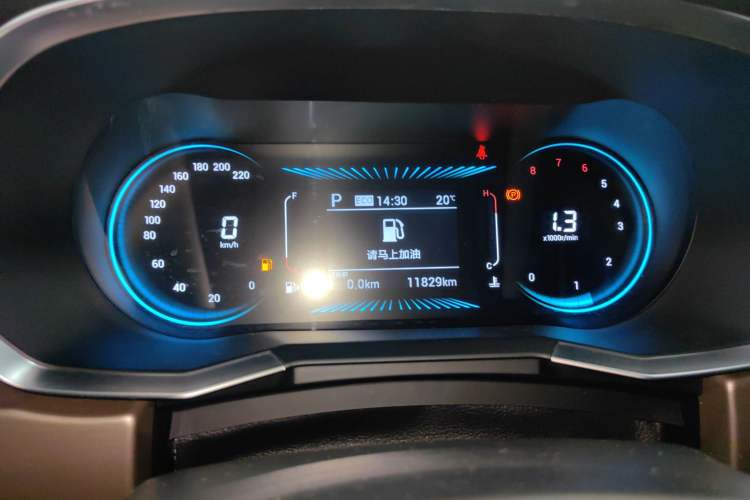 Used JETOUR X70 2024 1.5T DCT Enjoy Edition 7-Seater Instrument Cluster