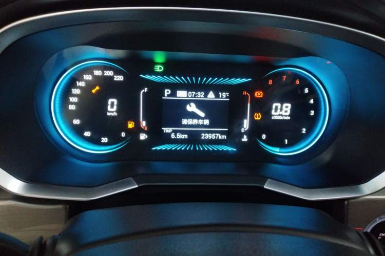 Used JETOUR X70 2024 1.5T DCT Enjoy Edition 7-Seater Instrument Cluster