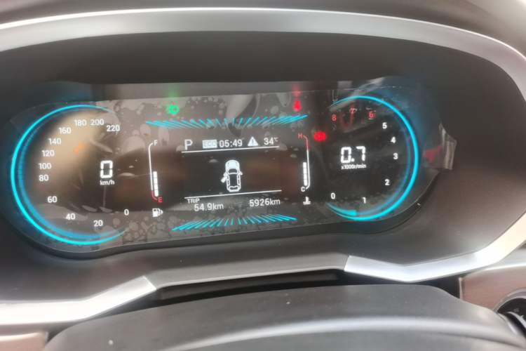 Used JETOUR X70 2024 1.5T DCT Glory PRO 7-Seater Instrument Cluster