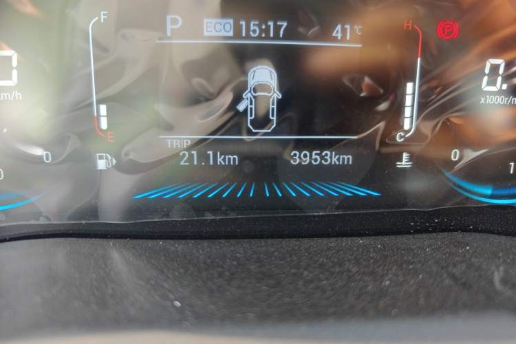 Used JETOUR X70 2024 1.5T DCT Enjoyment Edition 5 Seats Odometer Close Up