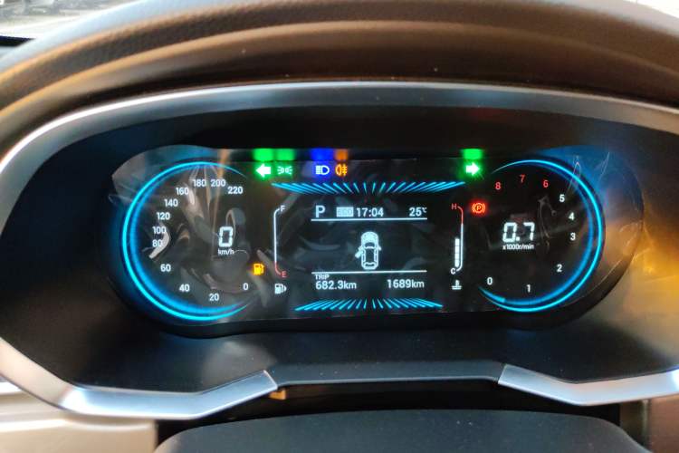 Used JETOUR X70 2025 1.5T DCT Overdrive PRO 5-Seater Instrument Cluster