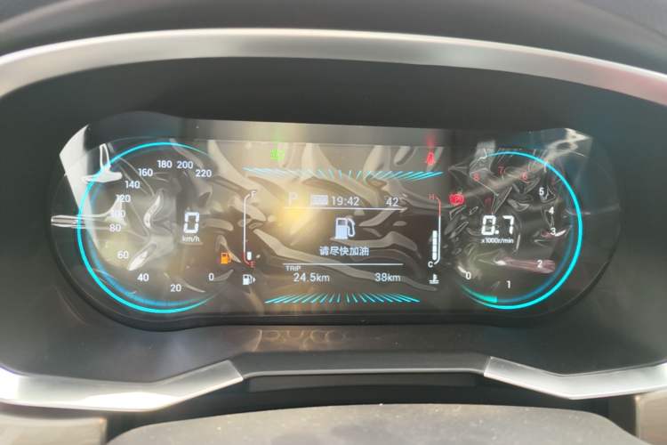 Used JETOUR X70 2025 1.5T DCT Zhenxiang Edition 7-Seater Instrument Cluster