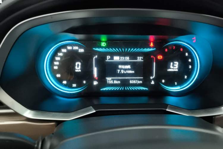 Used JETOUR X70 2025 1.5T DCT Zhenxiang Edition 5 Seats Instrument Cluster