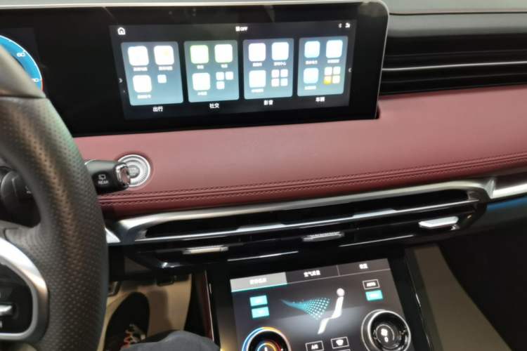 Used JETOUR X70 C-DM 2024 Far Voyage PRO 5-Seater Audio And AC Panel