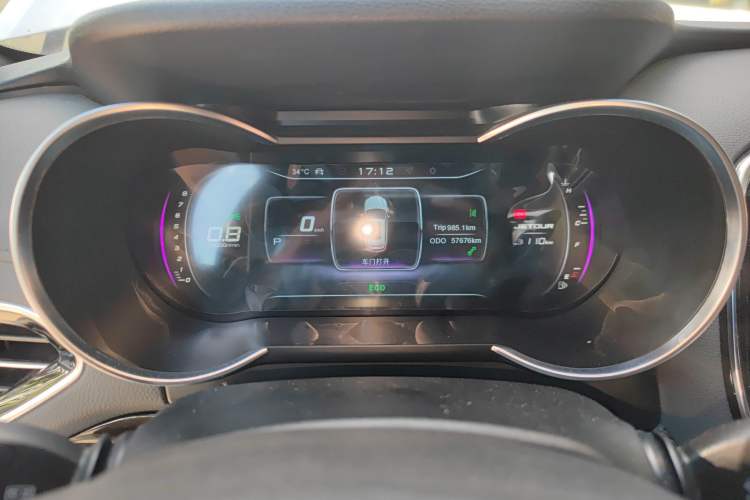 Used JETOUR X70 Coupe 2020 1.6T DCT Cool 6-Seater Instrument Cluster