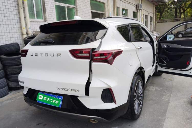 Used JETOUR X70 Coupe 2020 1.6T DCT CoolFuel 6-Seater Rear Right 45 Deg