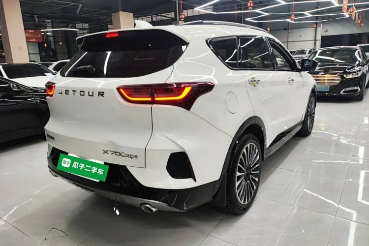 Used JETOUR X70 Coupe 2020 1.5T DCT Trendy Cool 5-seater Rear Right 45 Deg