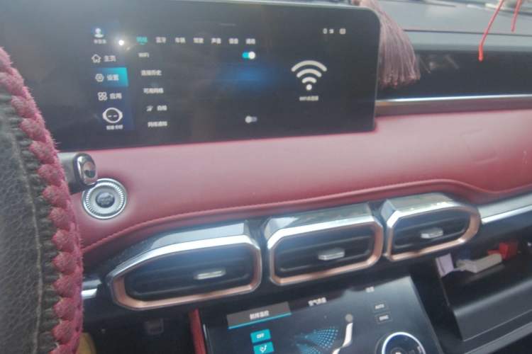 Used JETOUR X70 PLUS 2021 1.6T DCT 7-Seater Audio And AC Panel