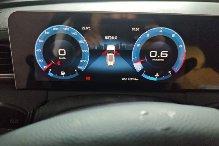 Used JETOUR X70 PLUS 2021 Revised Version 1.5T Manual 5-Seater Instrument Cluster