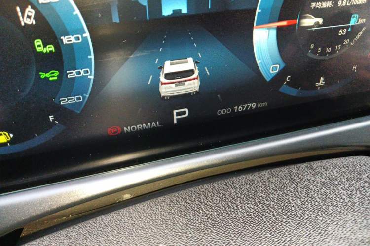 Used JETOUR X70 PLUS 2021 1.6T DCT Base 5-Seater Odometer Close Up