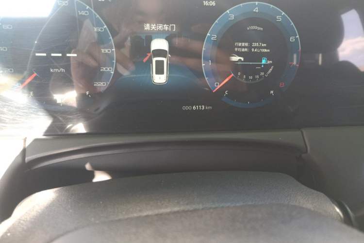 Used JETOUR X70 PLUS 2021 1.6T DCT 7-Seater Odometer Close Up
