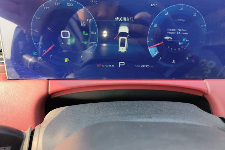 Used JETOUR X70 PLUS 2021 1.6T DCT Pro 5-Seater Odometer Close Up