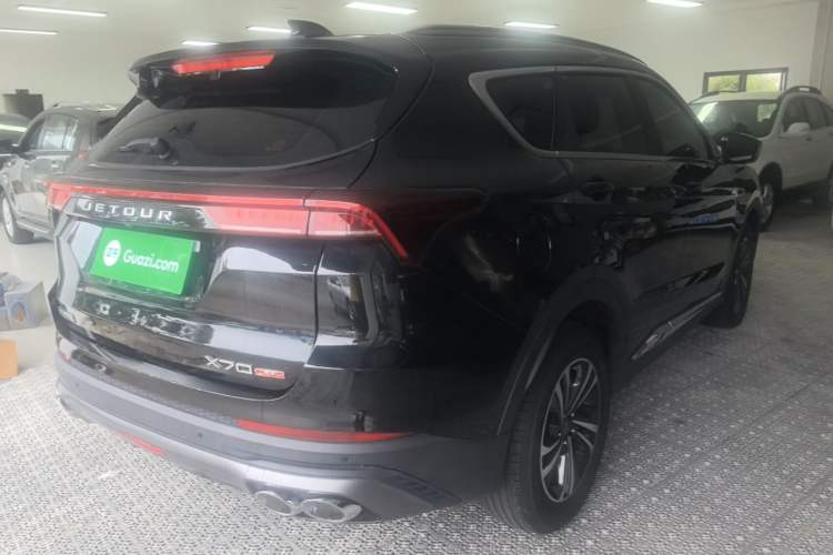 Used JETOUR X70 PLUS 2021 1.5T DCT Mountain 5-Seater Rear Right 45 Deg