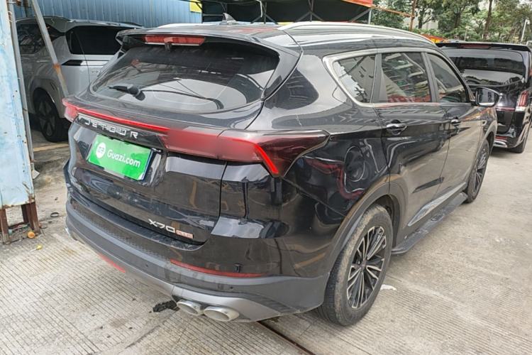 Used JETOUR X70 PLUS 2021 Facelift 1.5T DCT ShanPRO 7-Seater Rear Right 45 Deg