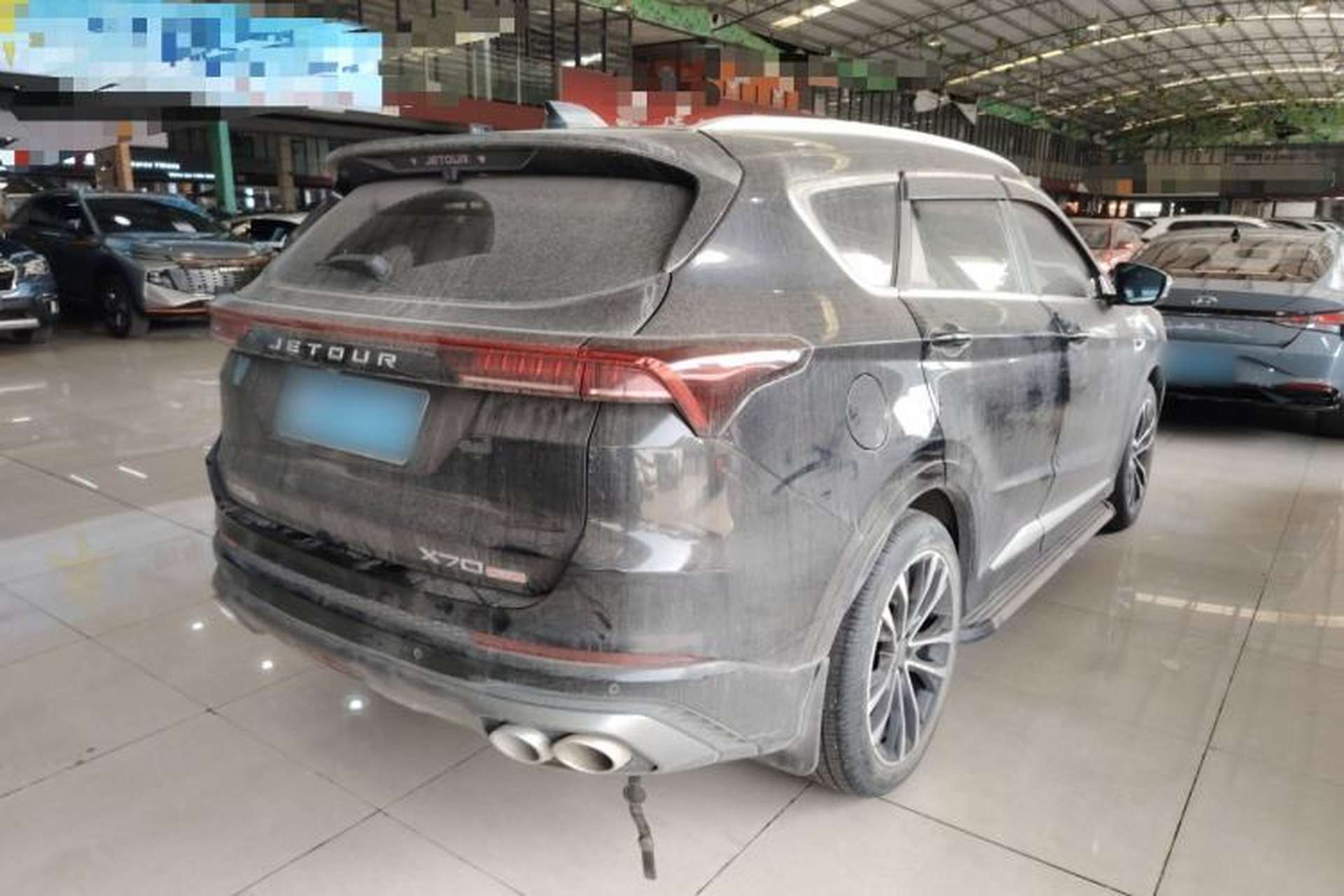 Used JETOUR X70 PLUS 2021 1.6T DCT Pro 7-seater Rear Right 45 Deg