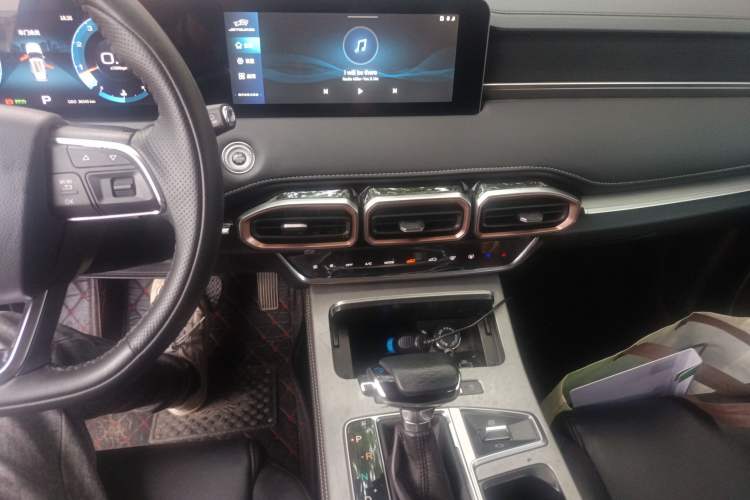 Used JETOUR X70 PLUS 2021 1.5T DCT Fire 7-Seater Audio And AC Panel